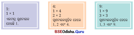 Class 8 Maths Chapter 1 Question Answer Odia Medium ବର୍ଗ ଓ ଘନ Page 2 Q1