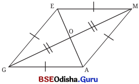 Class 8 Maths Chapter 4 Question Answer Odia Medium ଚତୁର୍ଭୁଜ Page 102 Q1