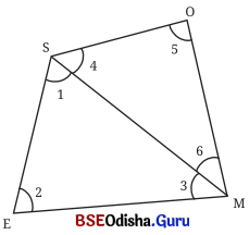 Class 8 Maths Chapter 4 Question Answer Odia Medium ଚତୁର୍ଭୁଜ Page 95 Q1