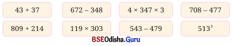 Class 8 Maths Chapter 5 Question Answer Odia Medium ସଂଖ୍ୟା ଖେଳ Page 115 Q1