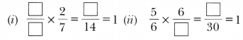Working with Fractions Class 7 MCQ Maths Chapter 8-6