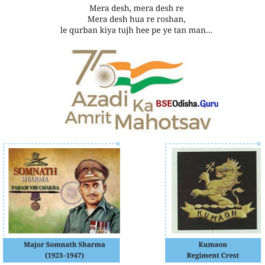 A Tale of Valour Major Somnath Sharma and the Battle of Badgam Class 8 Question Answer English Jasmine Chapter 4.2