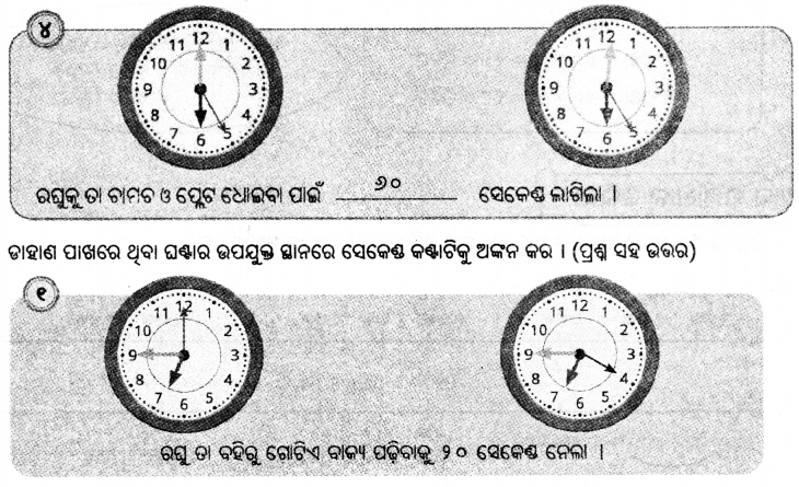 Class 5 Maths Chapter 12 Question Answer Odia Medium ସମୟର ମାପ 20