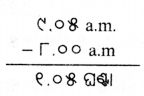 Class 5 Maths Chapter 12 Question Answer Odia Medium ସମୟର ମାପ 28