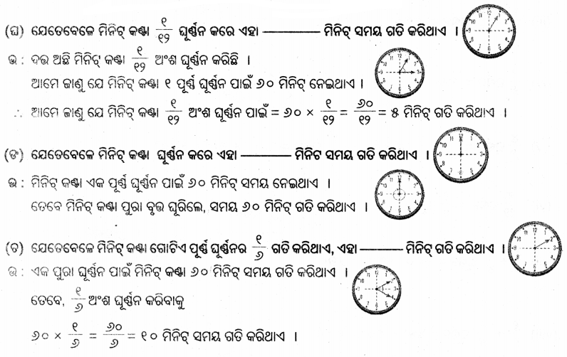 Class 5 Maths Chapter 3 Question Answer Odia Medium ଘୂର୍ଣ୍ଣନର କୋଣ 38
