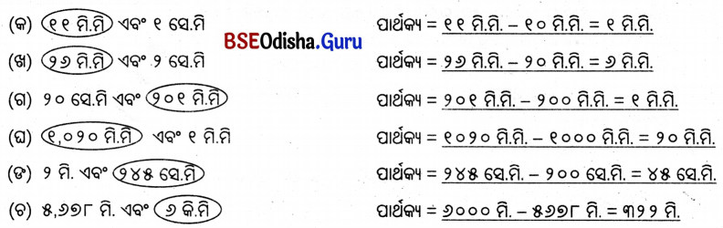 Class 5 Maths Chapter 5 Question Answer Odia Medium ପାଖ ଓ ଦୂର 21
