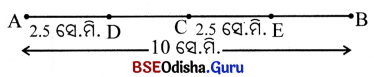 Class 6 Maths Chapter 8 Question Answer Odia Medium ଜ୍ୟାମିତିକ ଅଙ୍କନ Page 191 Q2.1