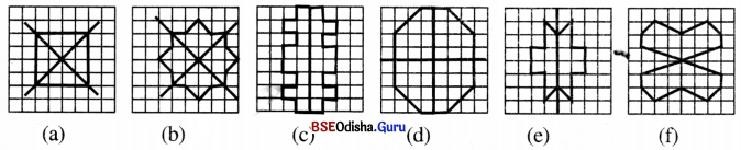 Class 6 Maths Chapter 9 Question Answer Odia Medium ପ୍ରତିସମତା Page 224 Q12.1