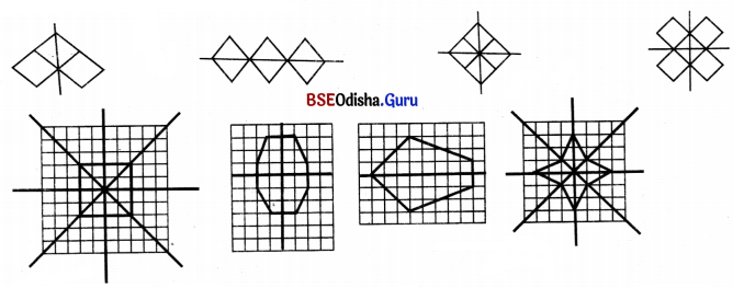 Class 6 Maths Chapter 9 Question Answer Odia Medium ପ୍ରତିସମତା Page 224 Q7.1