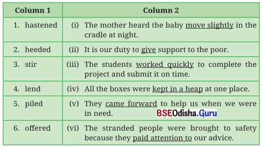 Somebody’s Mother Class 8 Question Answer English Jasmine Chapter 5.12