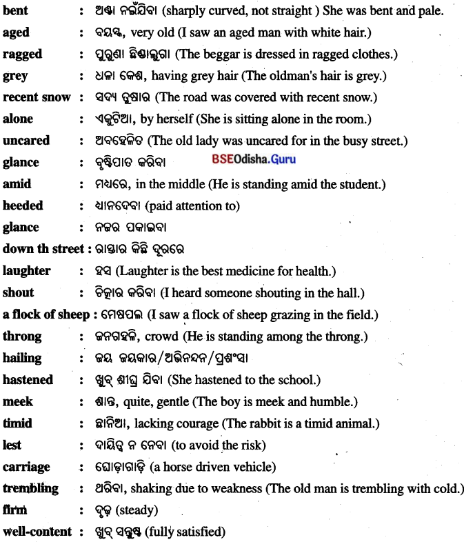 Somebody’s Mother Class 8 Question Answer English Jasmine Chapter 5.6