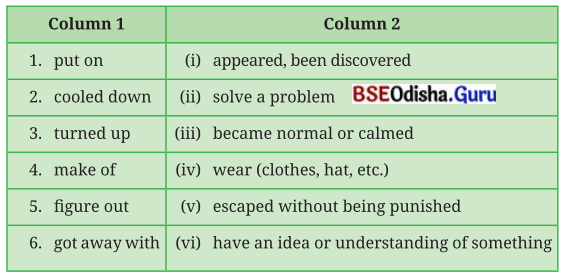 The Case of the Fifth Word Class 8 Question Answer English Jasmine Chapter 7.14