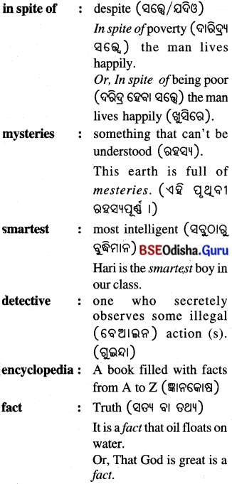 The Case of the Fifth Word Class 8 Question Answer English Jasmine Chapter 7.7