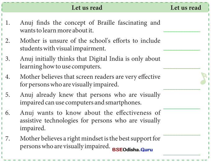 Three Days to See Class 7 Question Answer English Jasmine Chapter 3 8